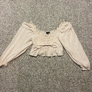 Super cute boho vibe top